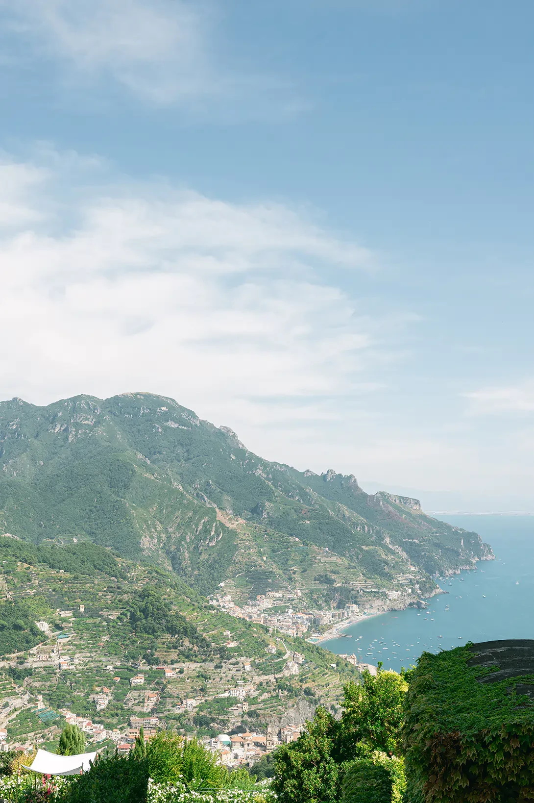 A glimpse of the Amalfi coast
