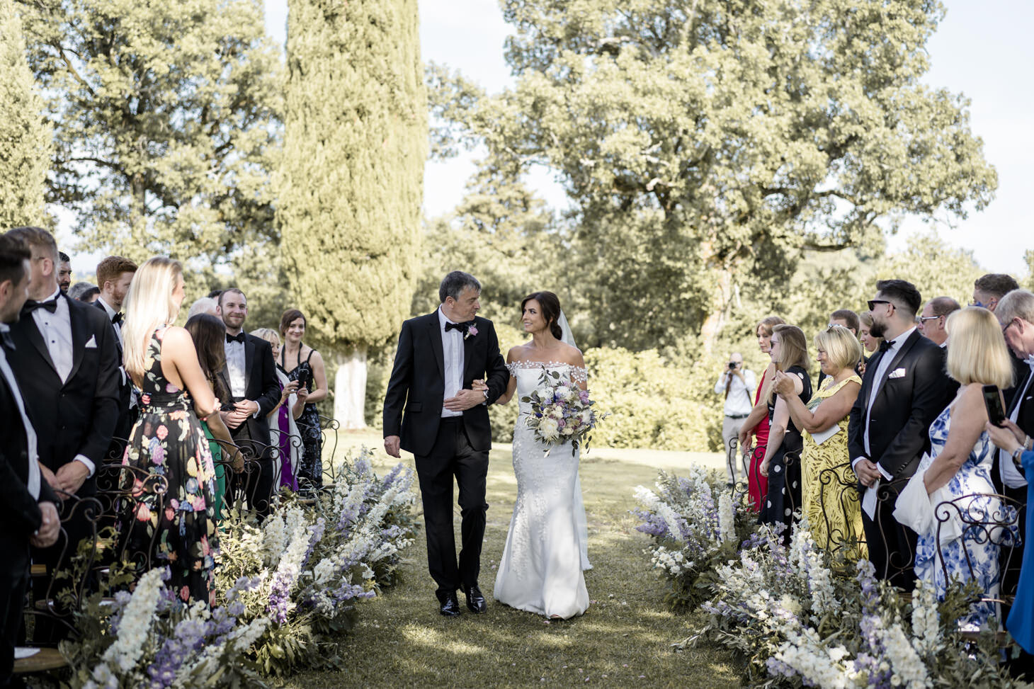 Arrival of the bride