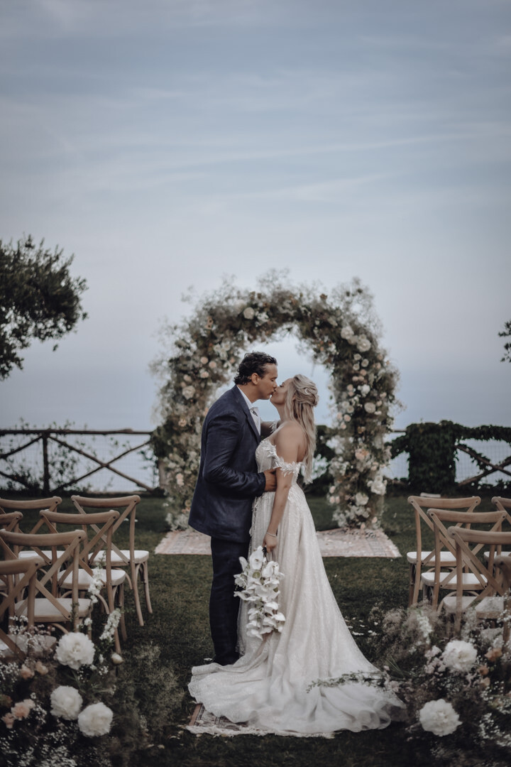 Newlyweds in Ravello