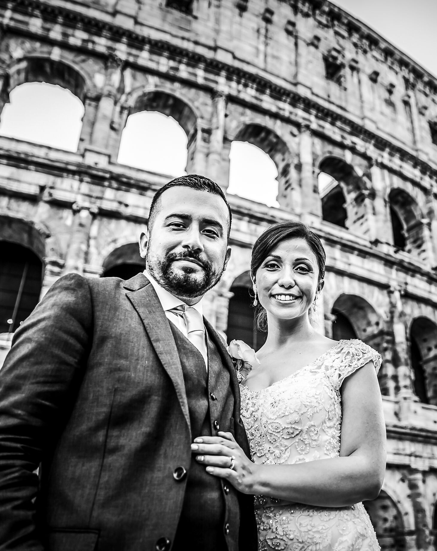 Adriana and Hector, catholic wedding in Rome