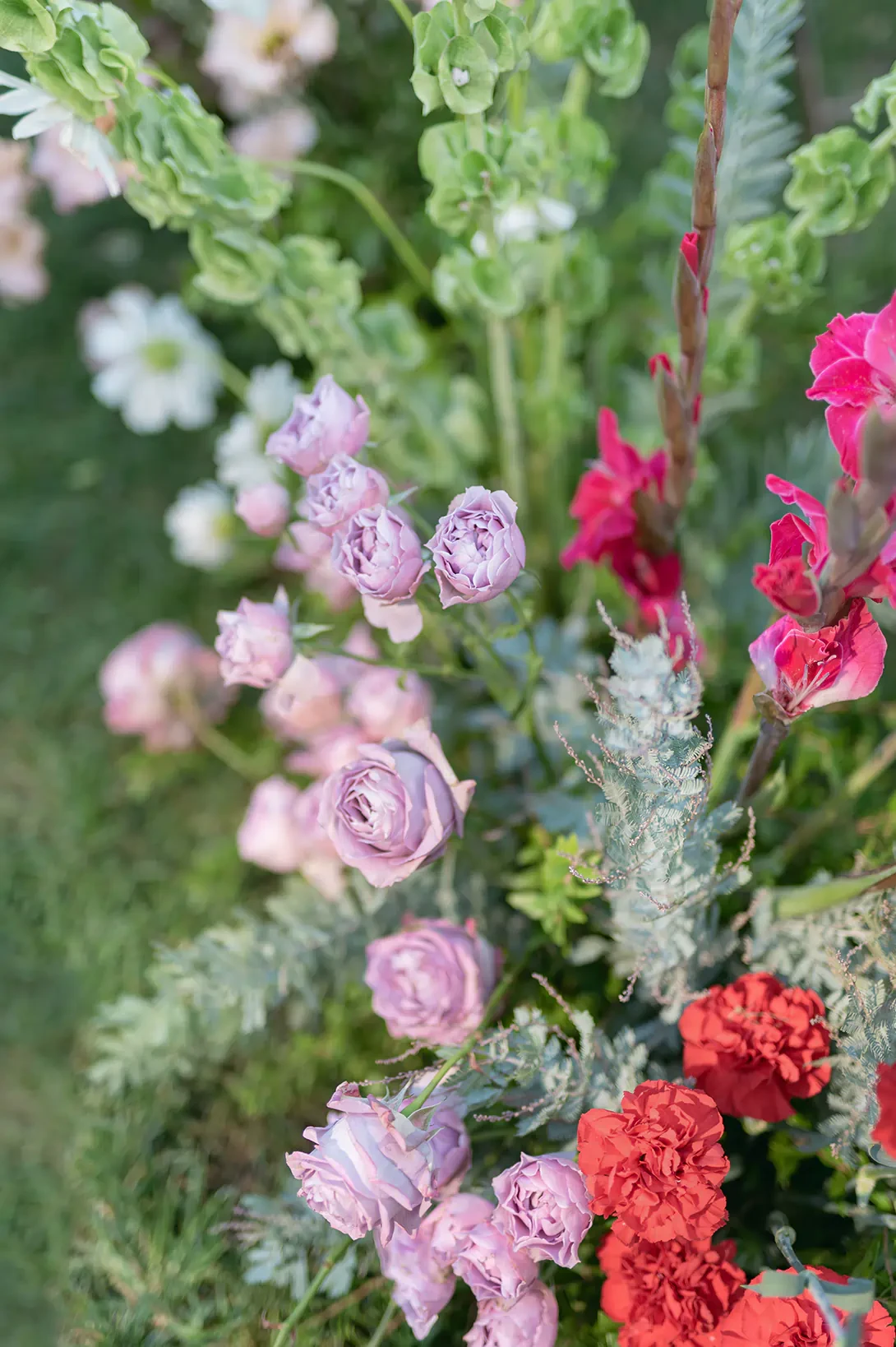 Delicate floral arrangements