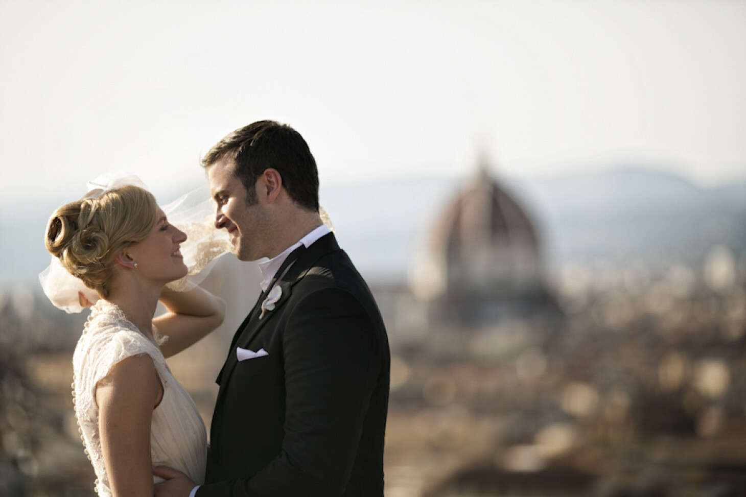 Rees and Joe, catholic wedding in Florence