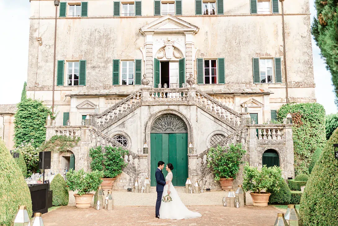 FaÃ§ade of Villa Cetinale near Siena