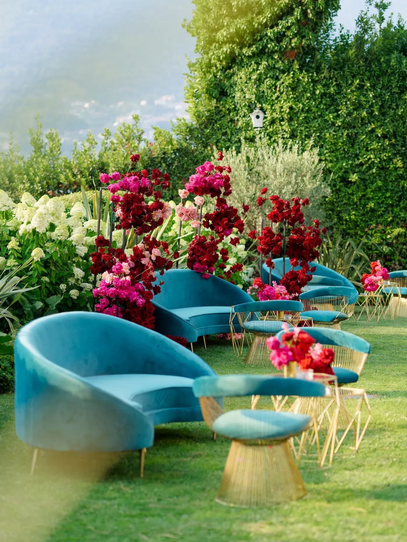 Sofa Garden for Sangeet celebration 