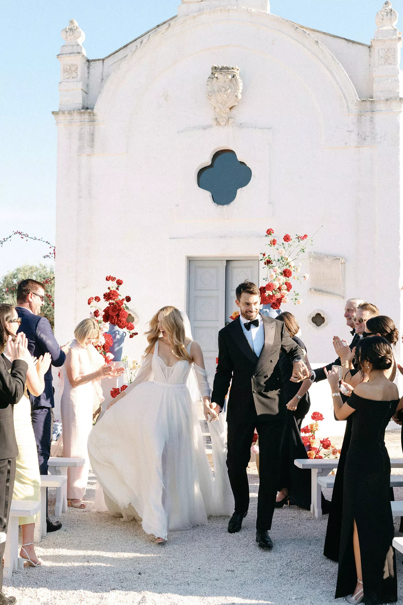 Newlyweds after the ceremony