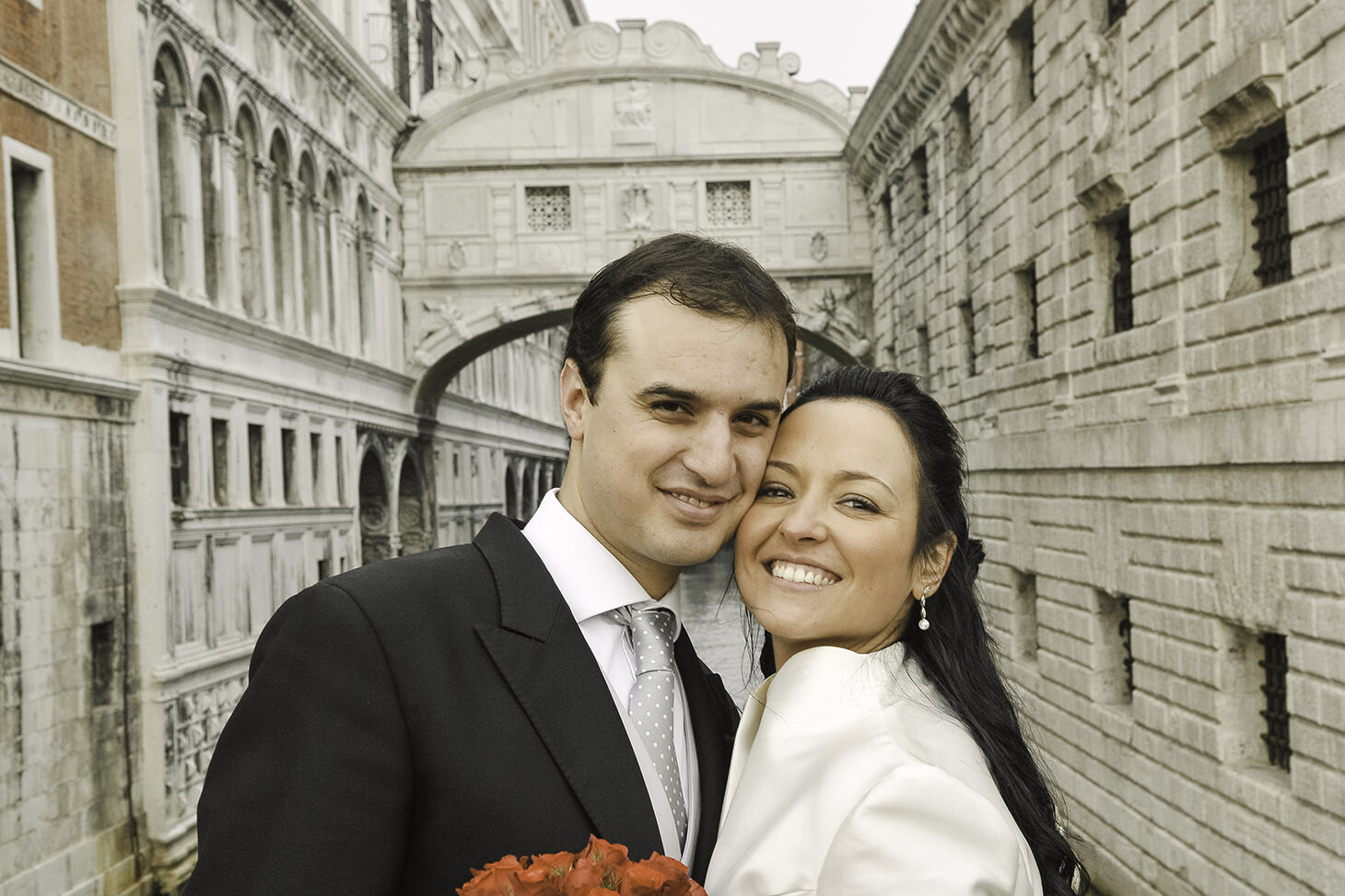 Belen and Juan Manuel, Venice civil wedding