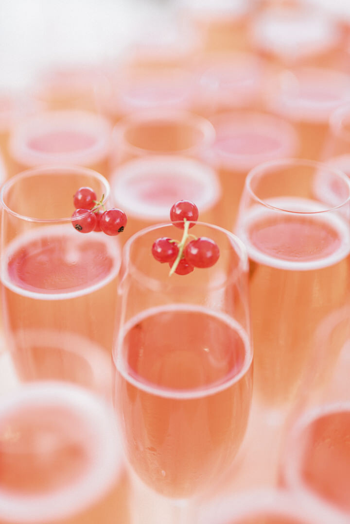 Cocktail for wedding aperitif