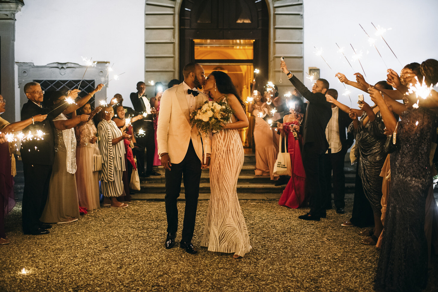 After party at Villa Corsini
