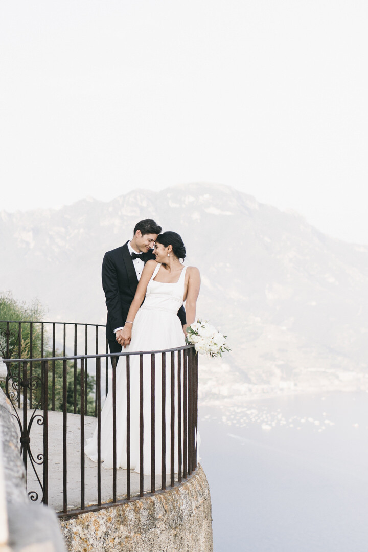 Newlyweds on the Terrace of Infinity