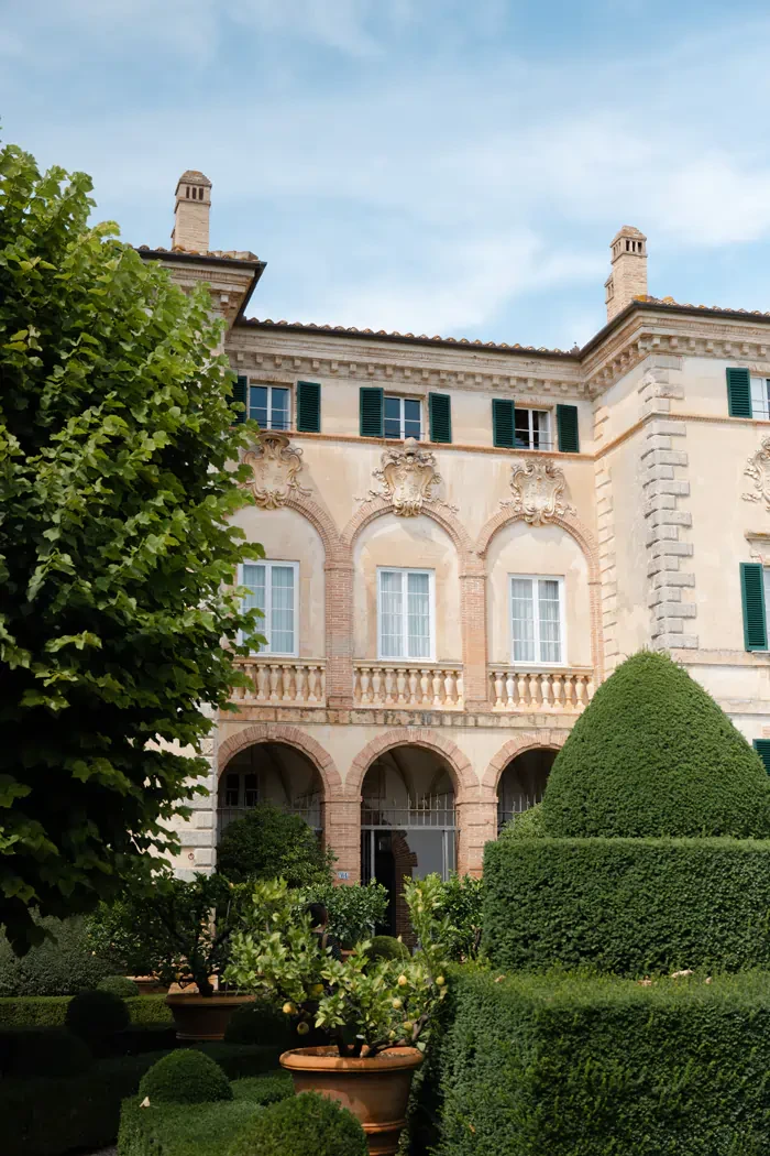 A glimpse of Villa Cetinale in Siena