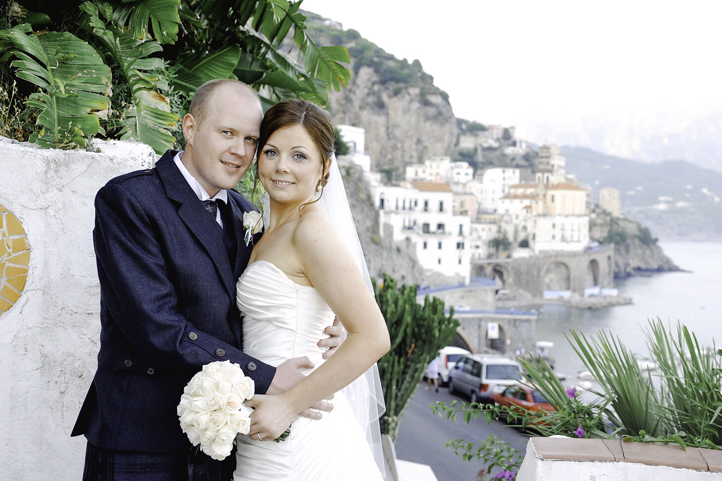 Caireen and Martyn, wedding in Amalfi