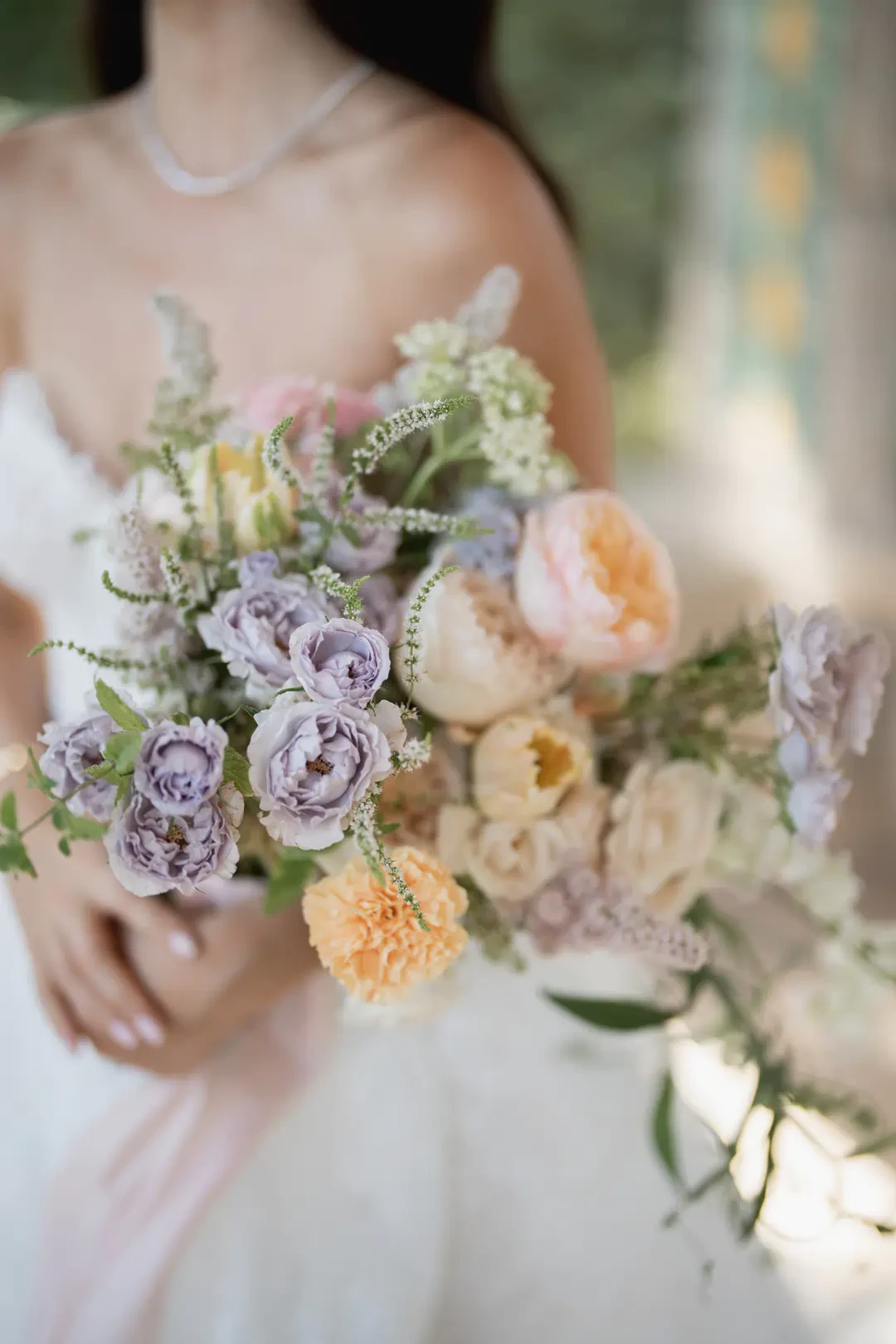 Bride's Bouquet before the wedding in Ravello