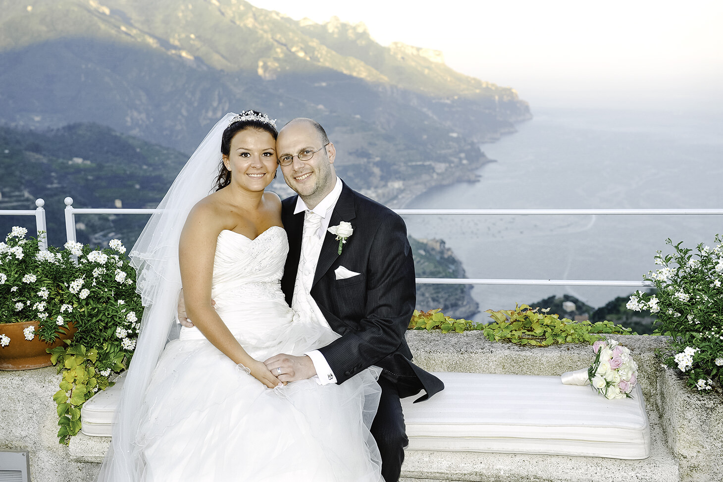 Jade and David, Ravello civil wedding