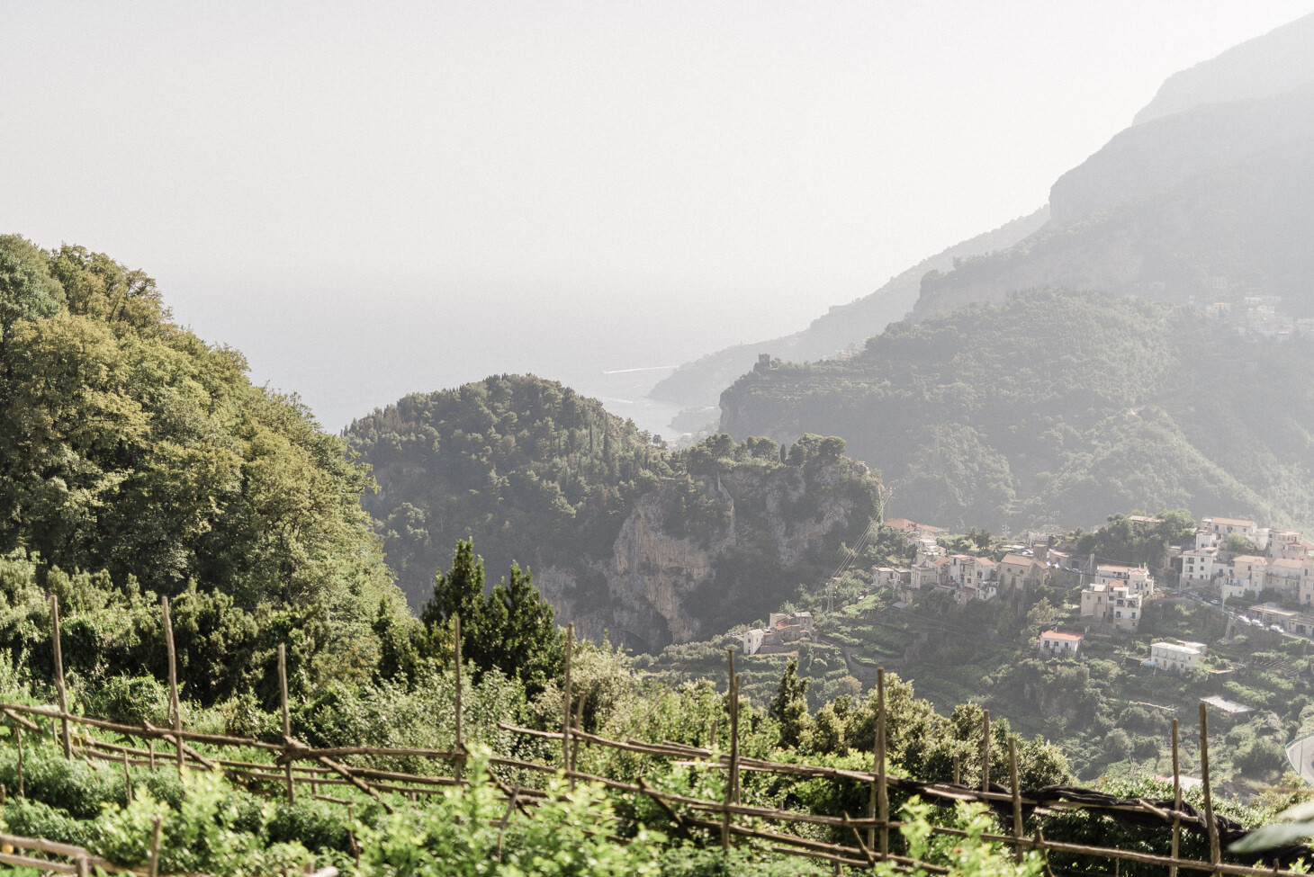 Panorama of Ravello on the Amalfi Coast