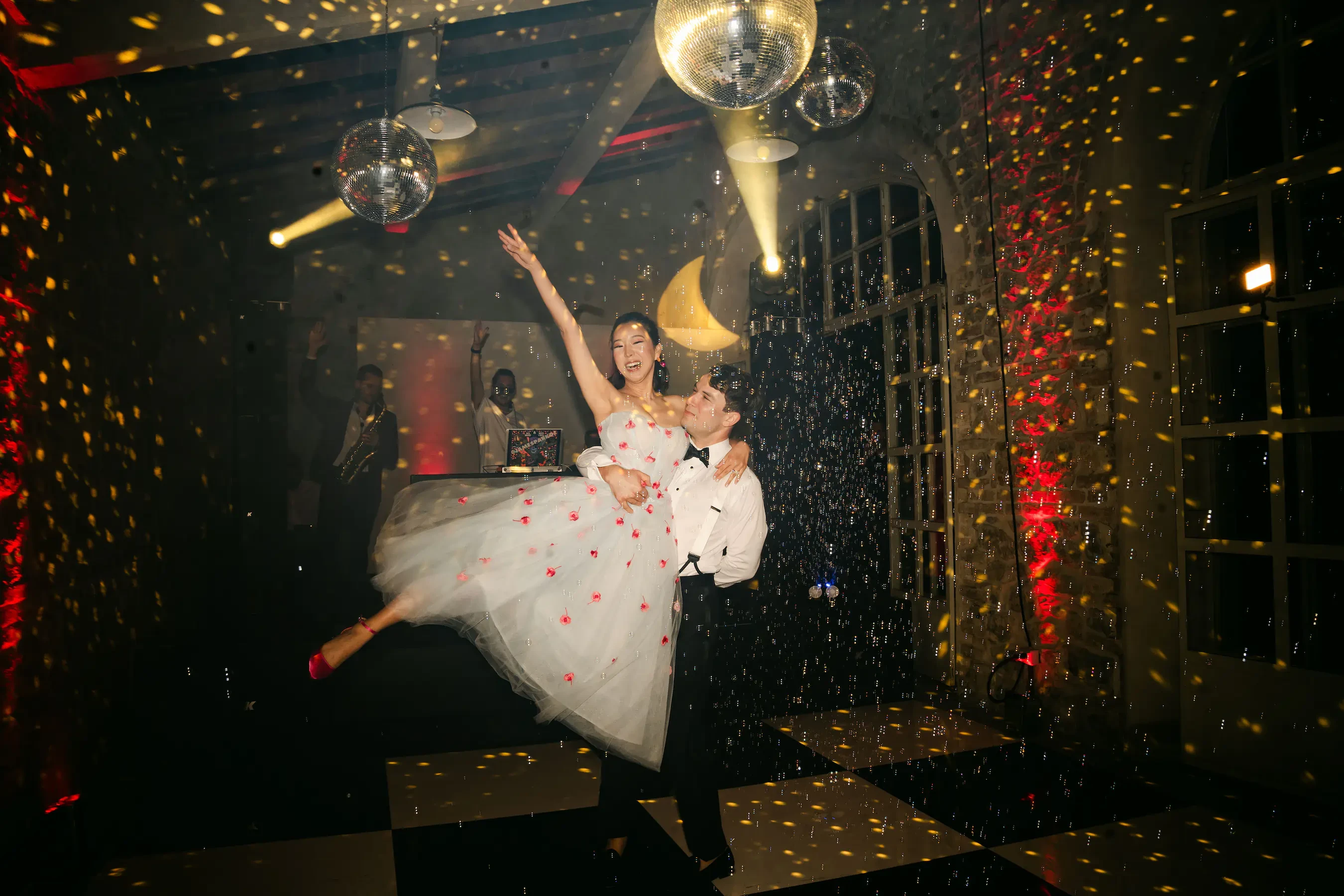 La Foce Tuscany Wedding After Party Dance Floor