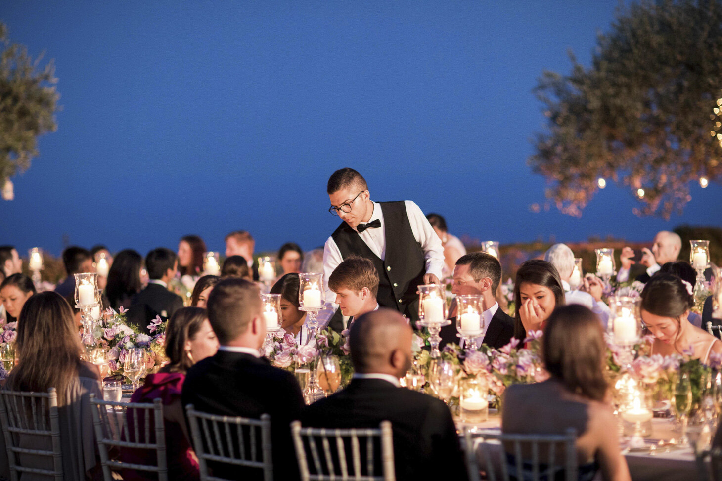 Wedding banquet at Villa Cimbrone