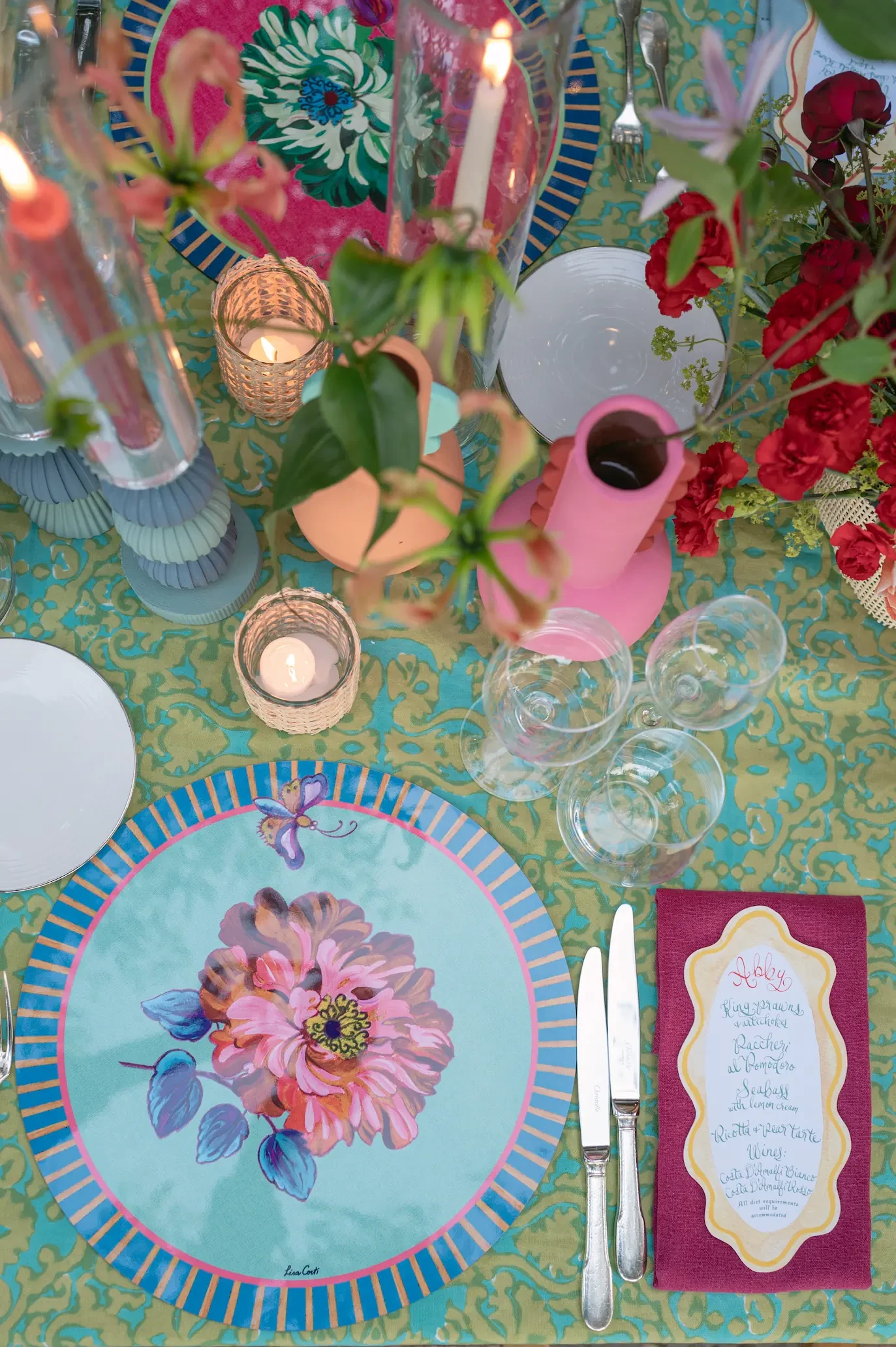 Detail of the place setting