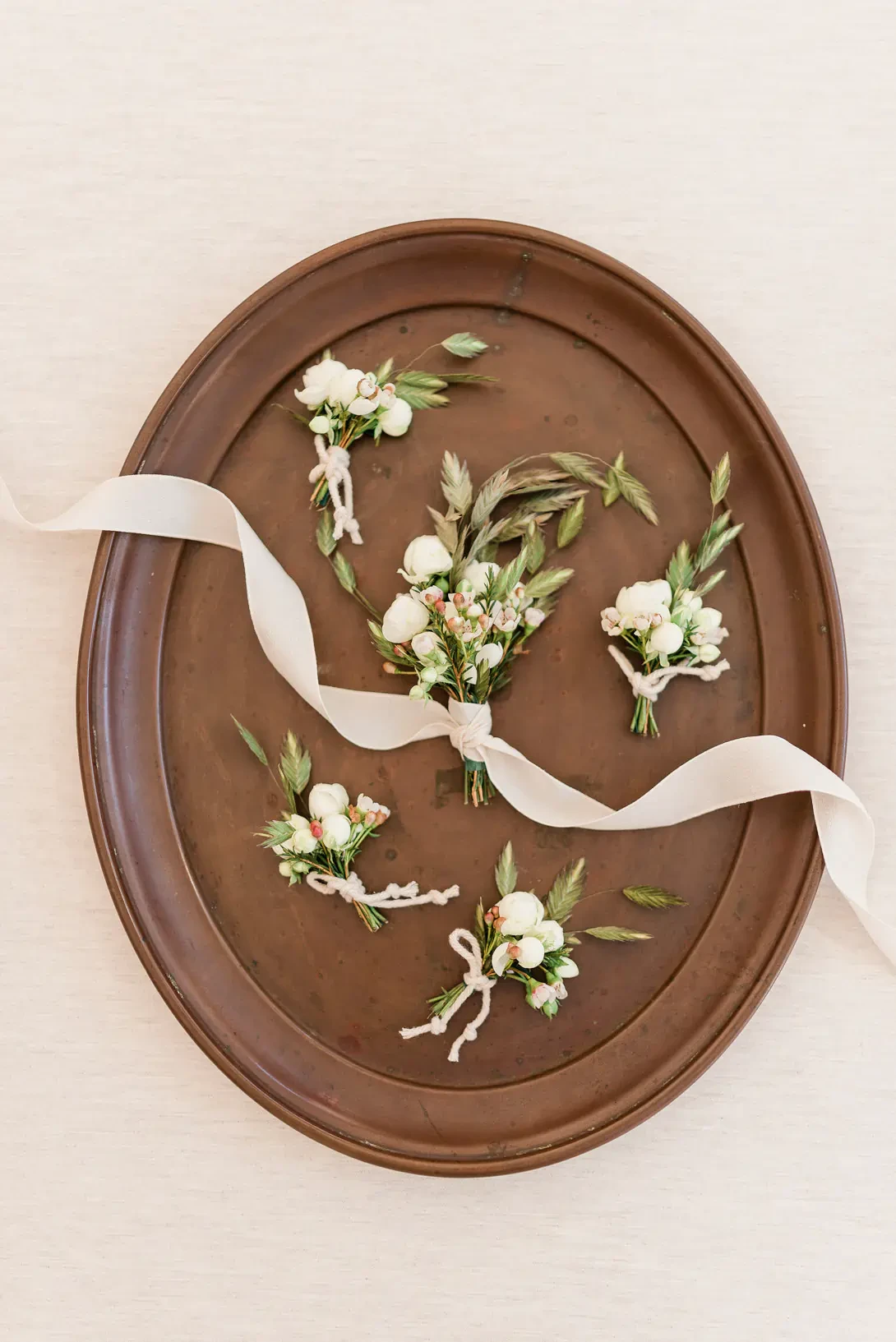 Boutonnieres for wedding in Puglia