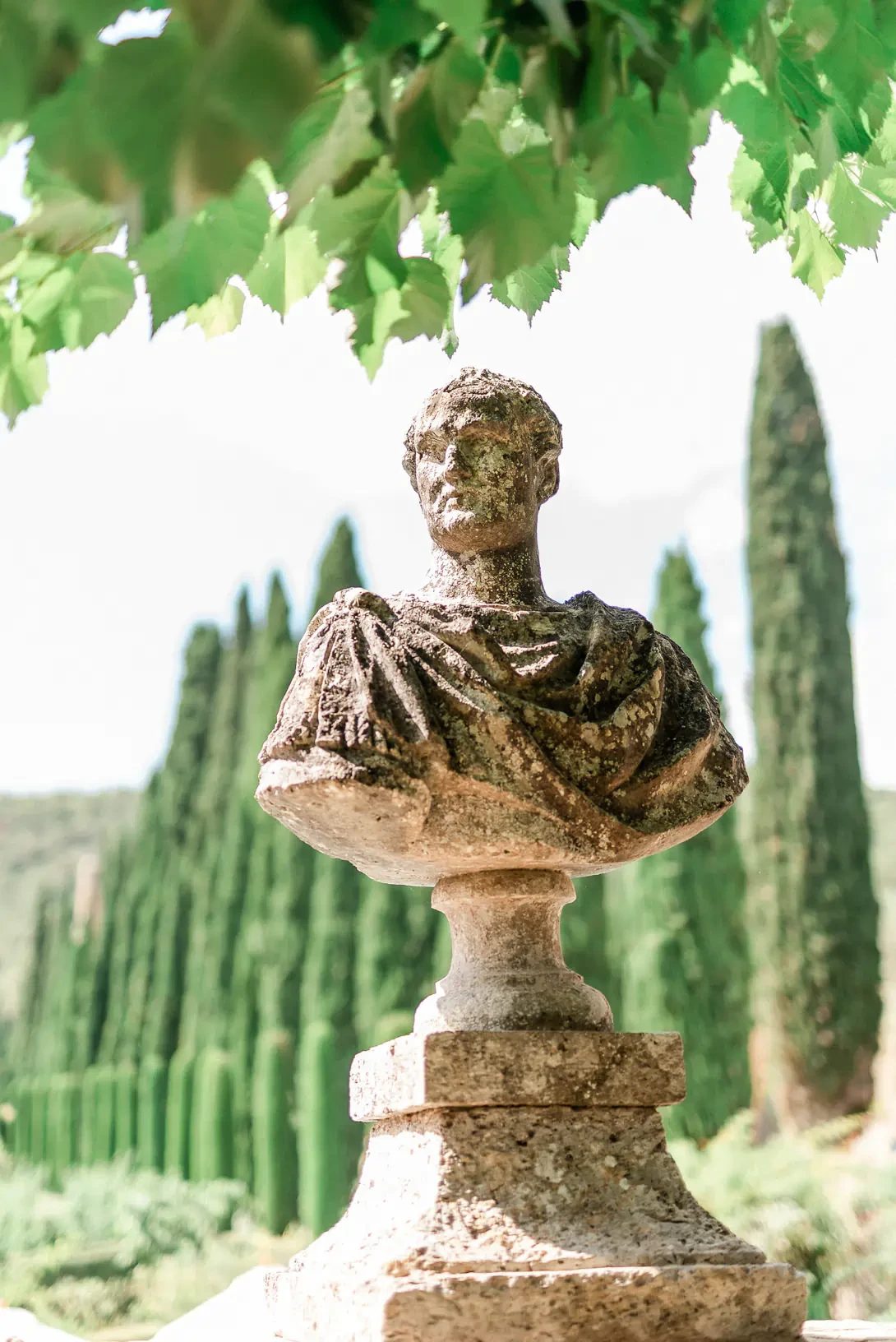 Statue in the gardens of Villa Cetinale