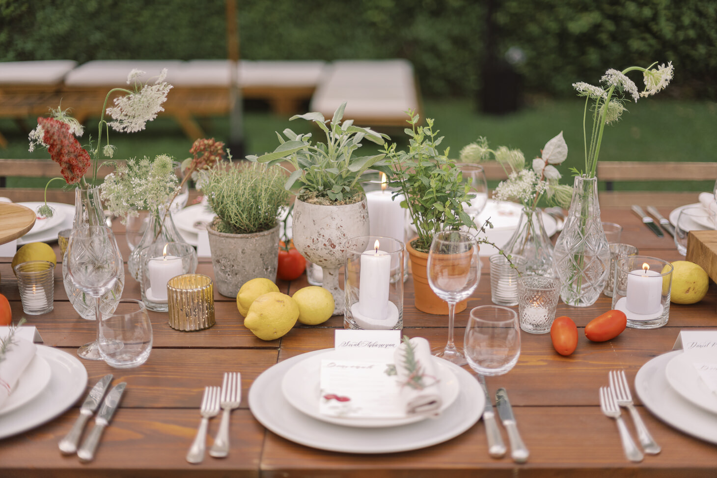 Decoration for welcome dinner