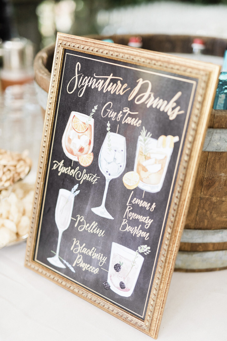 Signature drinks