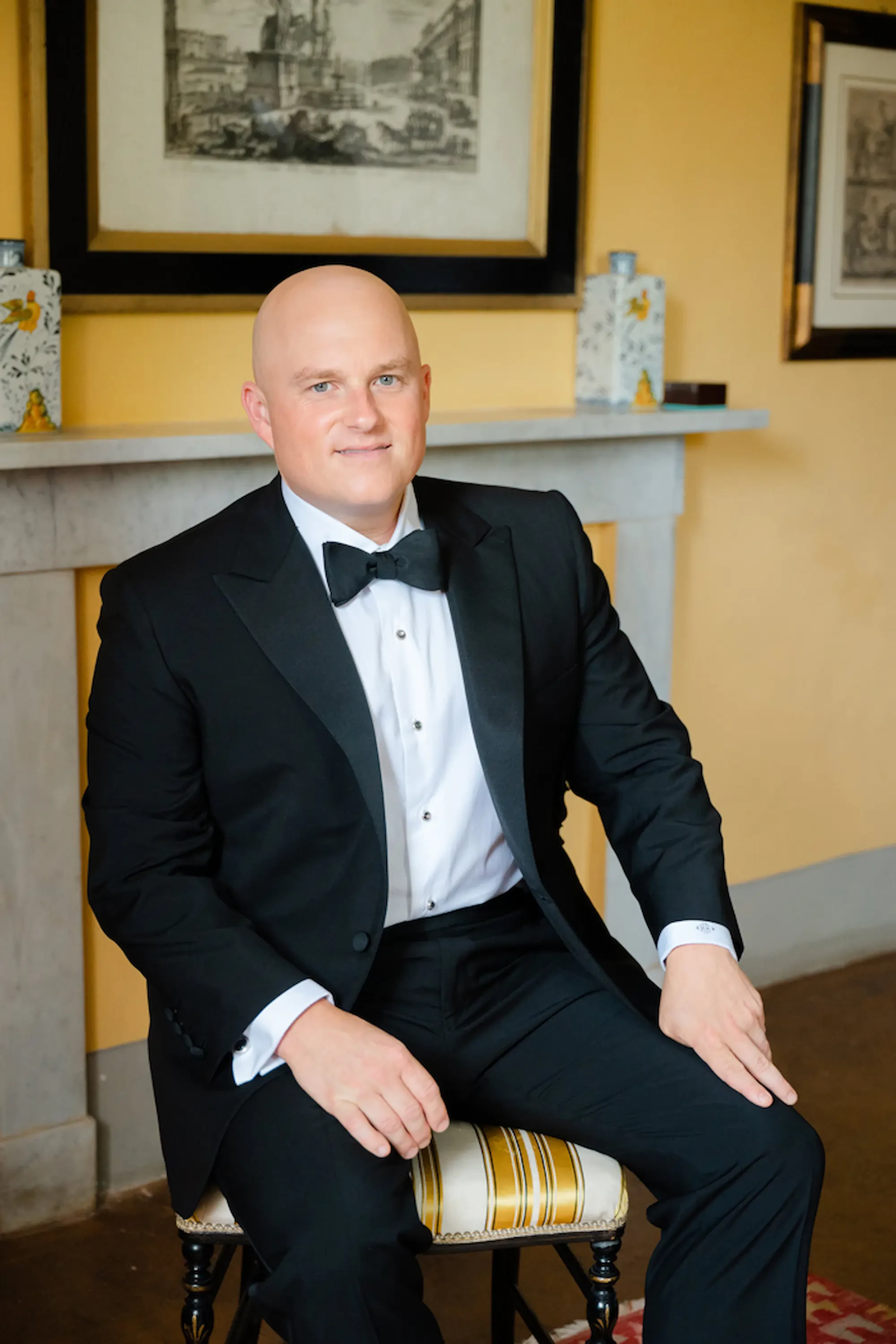 Portrait of the Groom before the wedding