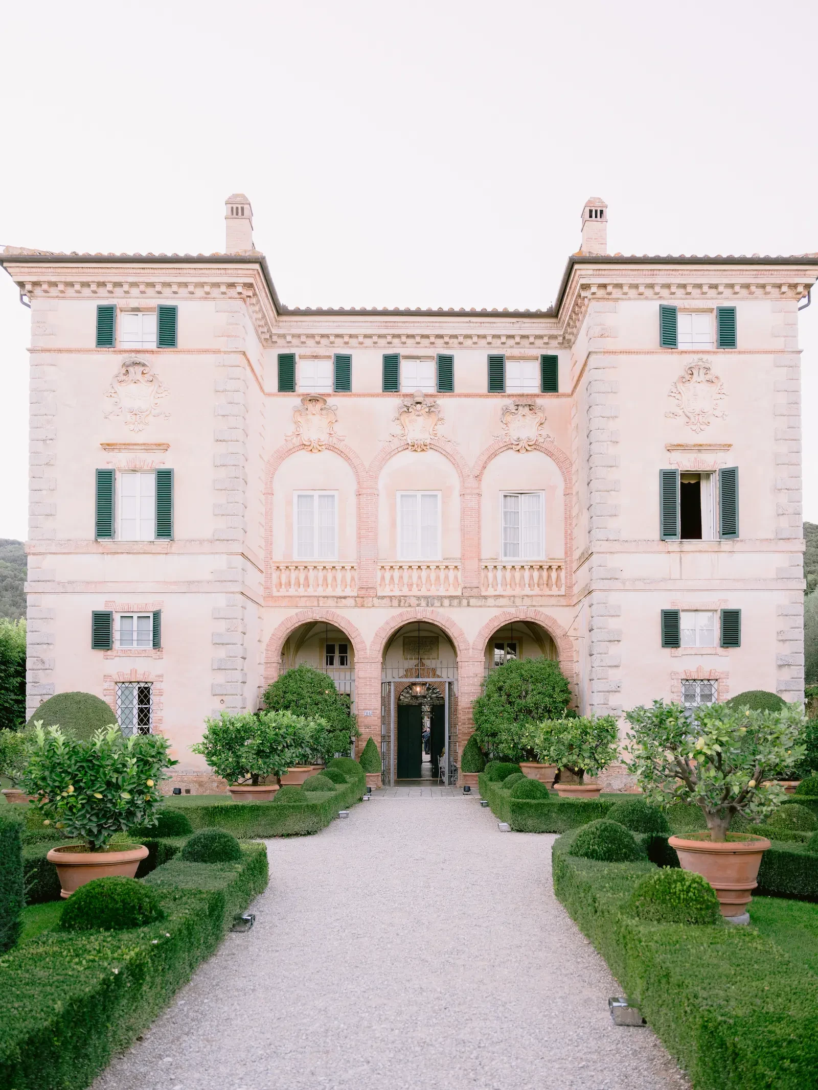 entrance of Villa Cetinale in Siena