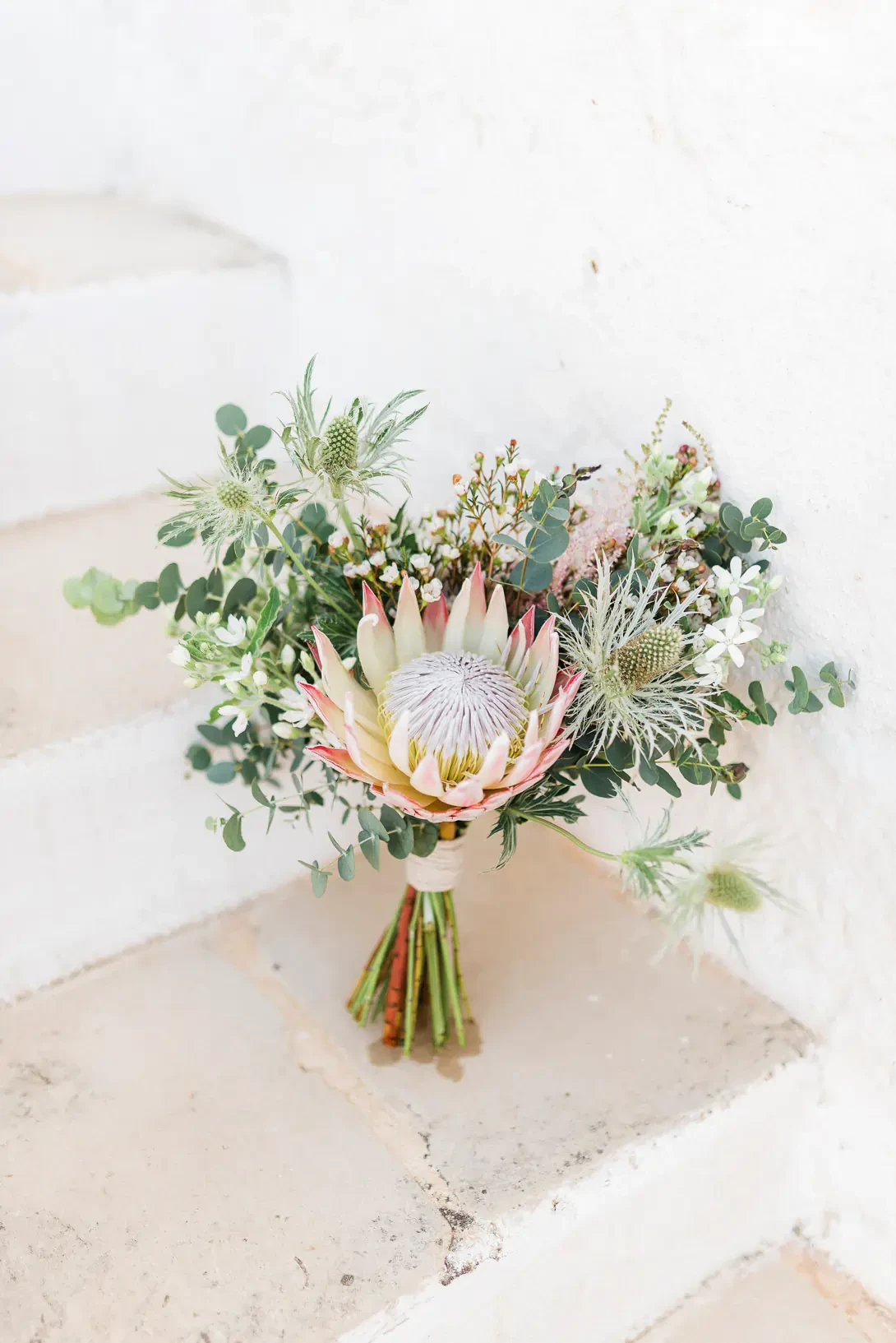 Rustic bridal bouquet