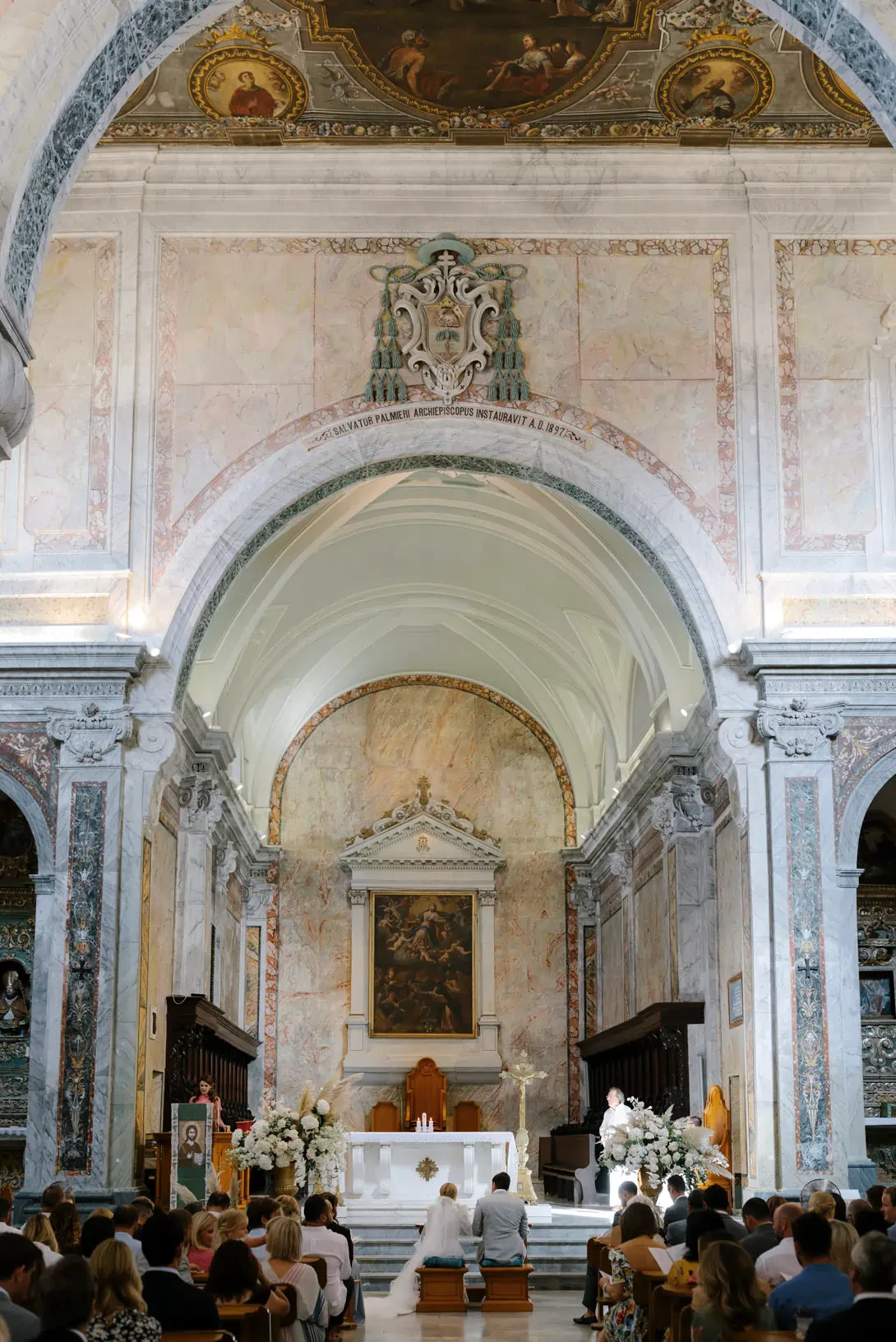 Catholic wedding in Ostuni, Puglia