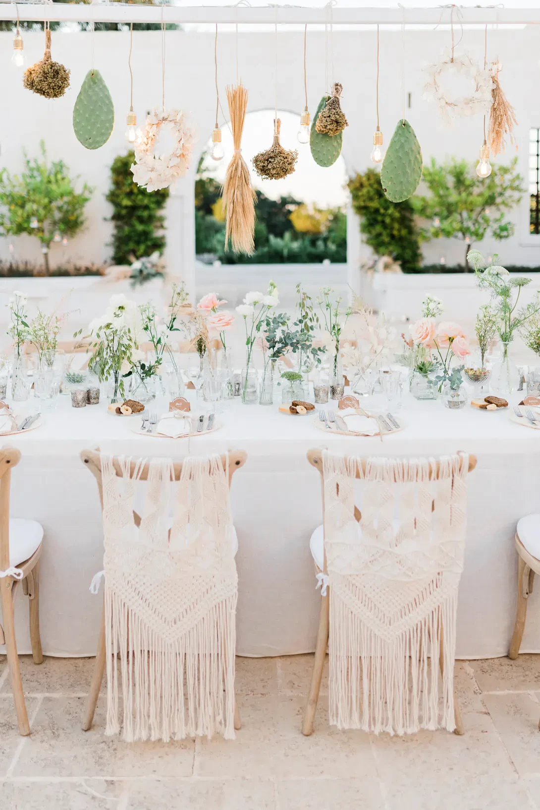 Crochet decoration for chairs