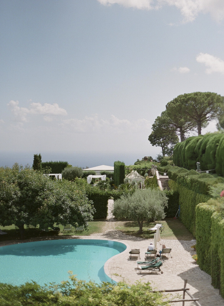 Garden pool of Villa Cimbrone
