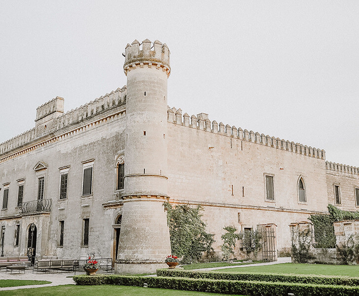 Castello Monaci for castle weddings in Puglia