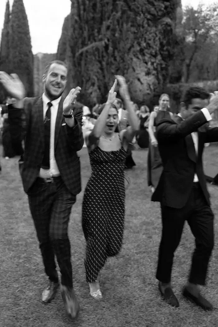 Guest dancing at Davitta & Ryan's wedding celebrations
