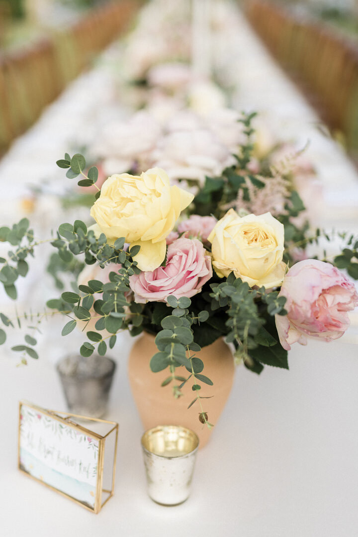 Detail of the flower decorations