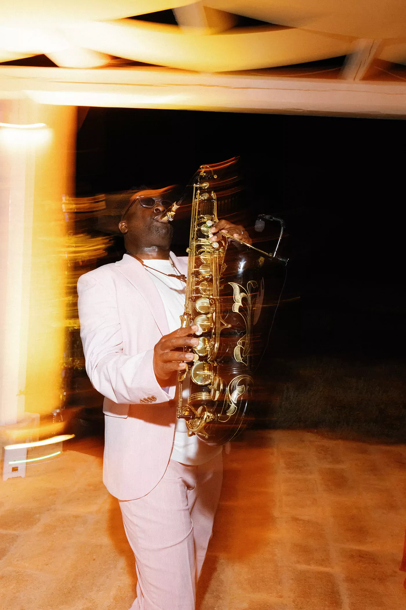 Musical entertainment at apulian wedding dinner