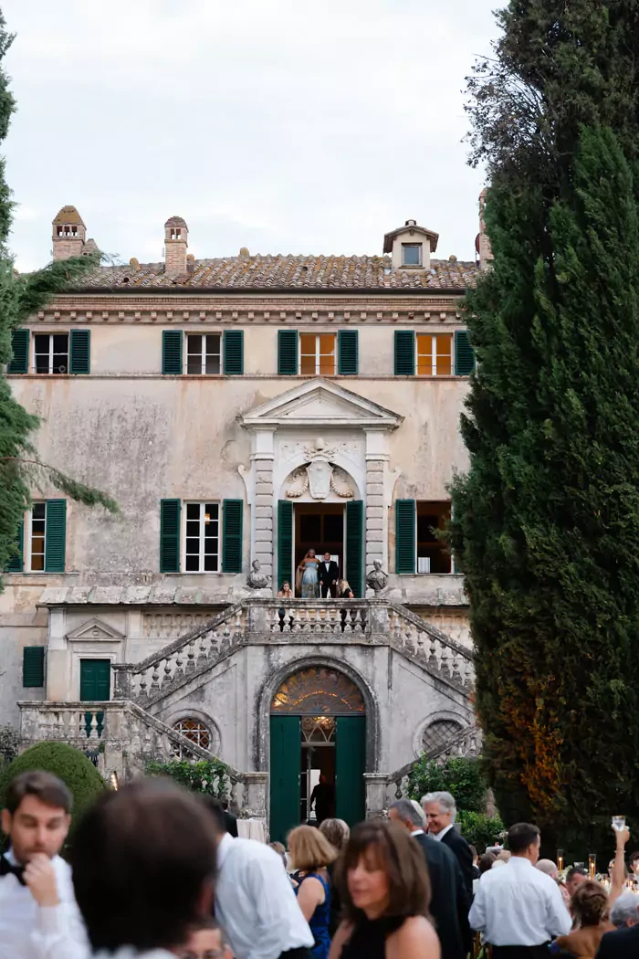 Wedding buffet at Villa Cetinale