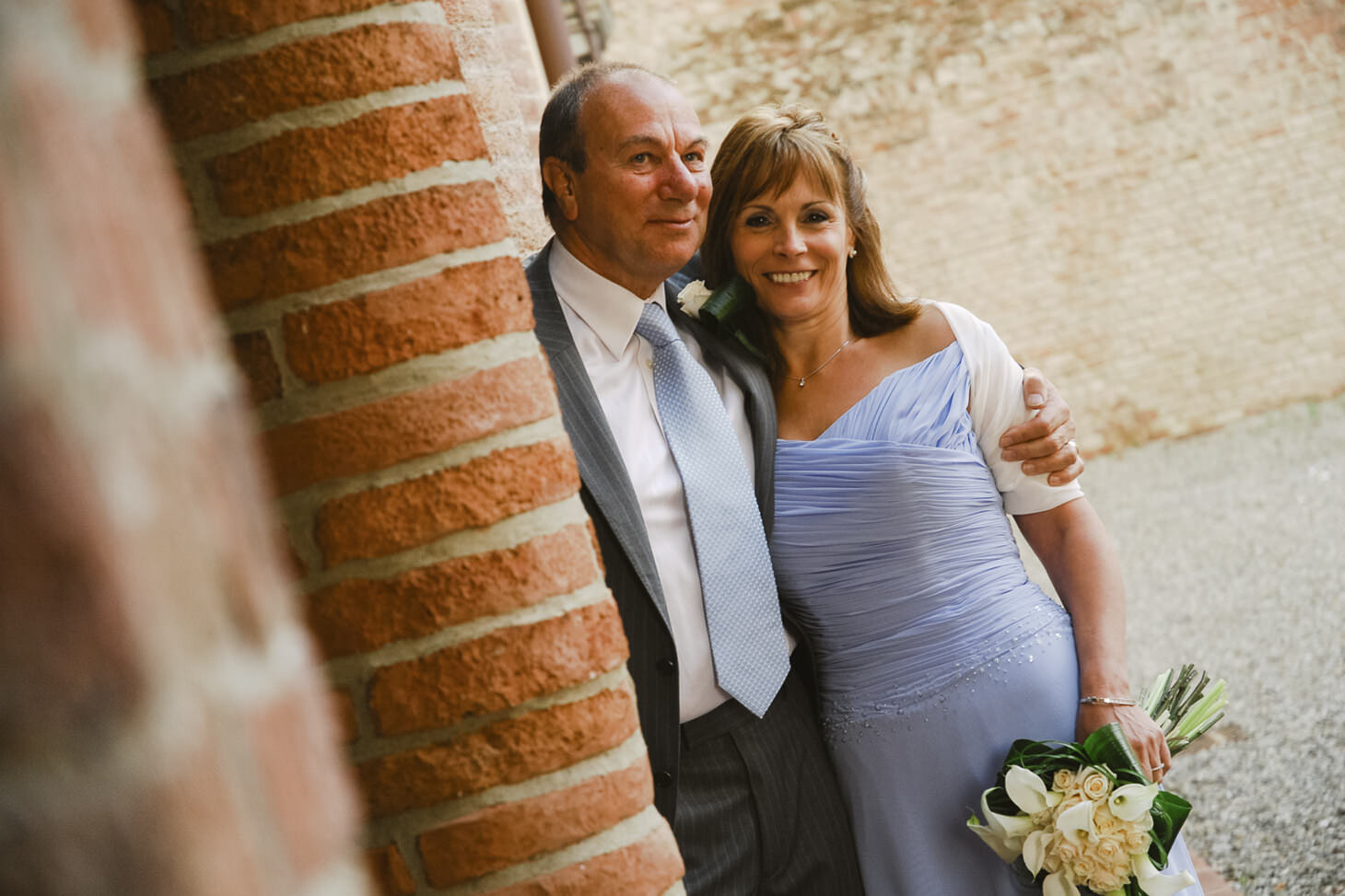Maria and John, civil wedding in Certaldo
