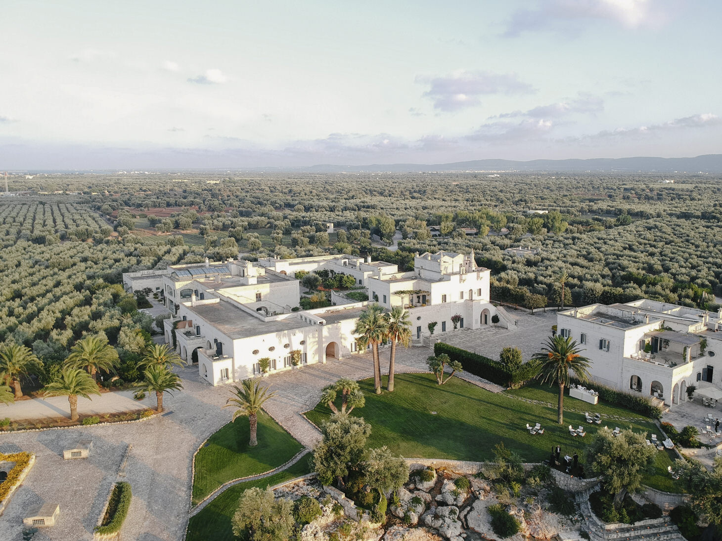 Aerial view of Masseria San Domenico