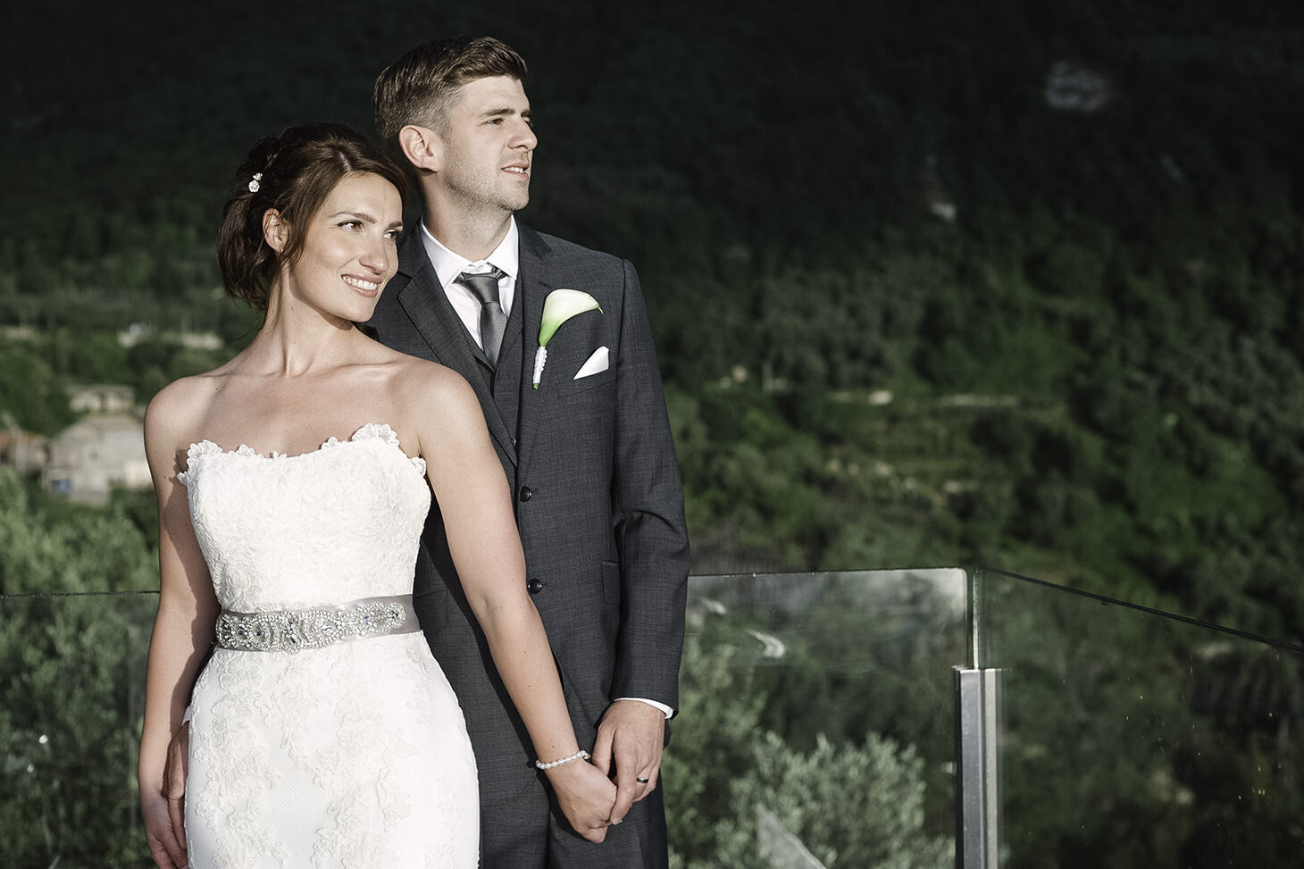 Robert and Rachael, protestant wedding in Sorrento
