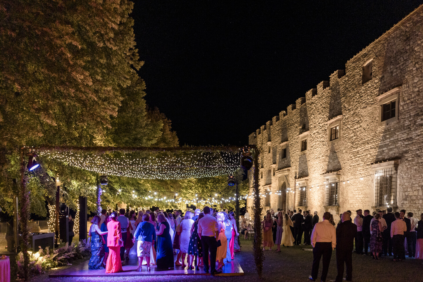 After party at Castello di Meleto